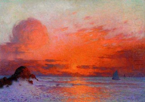 Sailboats at Sunset, unknow artist